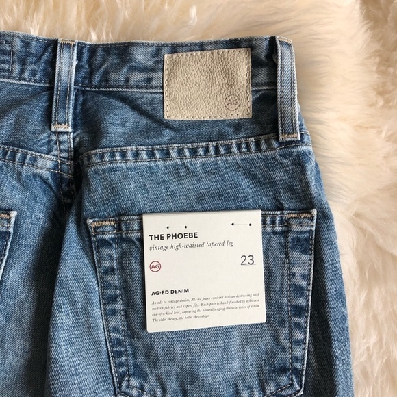 AG The Phoebe High Rise Slim Straight Leg Jeans - Picture 8 of 10